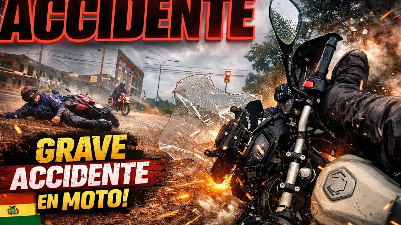 ME ACCIDENTÉ EN MOTO (BOLIVIA)