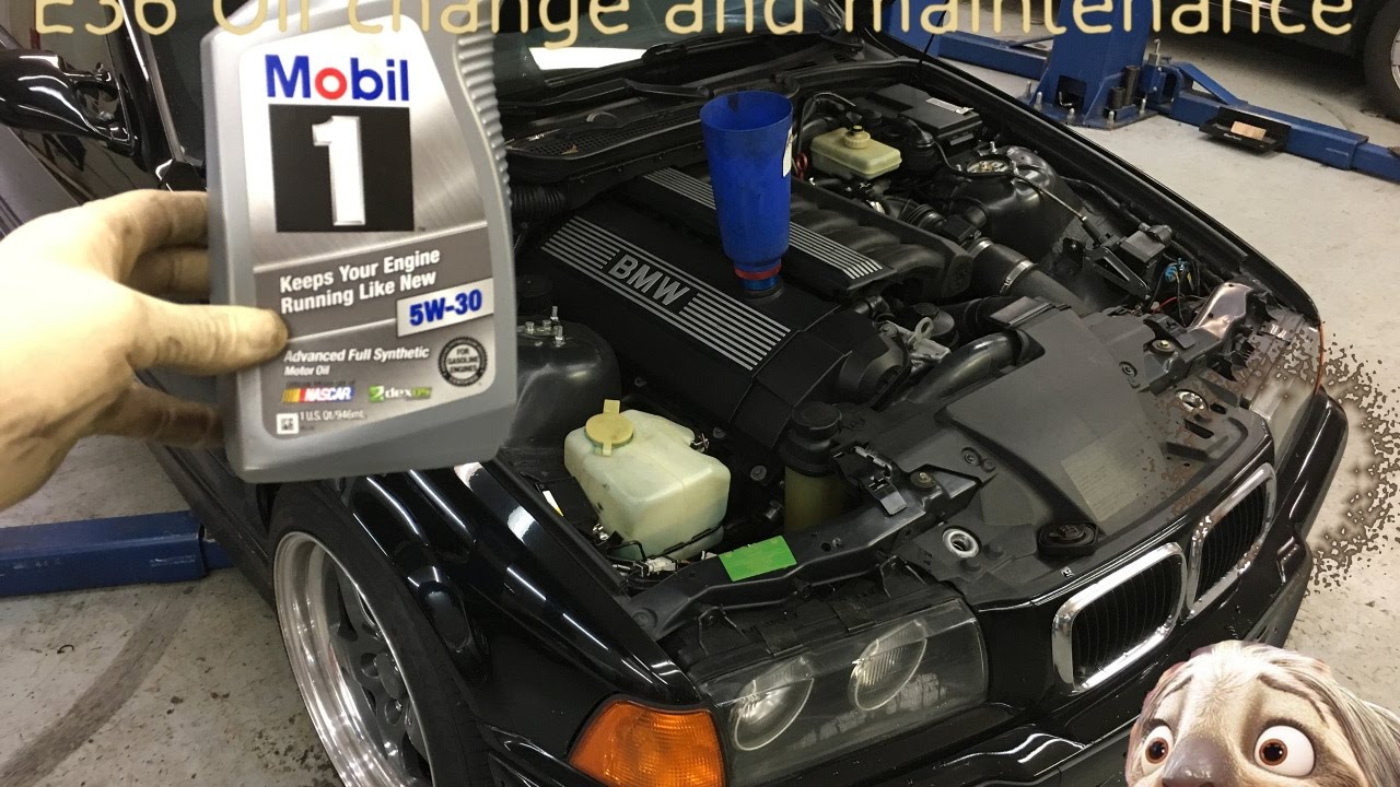 E36 Oil Change And Maintenance! YouTube