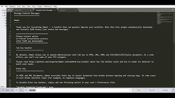 How to Install Emmet in Sublime 3