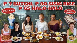₱7 BUTCHI, ₱90 SISIG RICE, ₱65 HALO-HALO| Sulit Eats with Chef RV, Ms Erin, Ms Dianne!