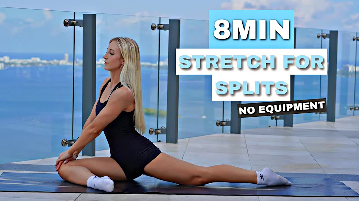 8 MIN STRETCH FOR SPLITS - how to get your front splits / No Equipment