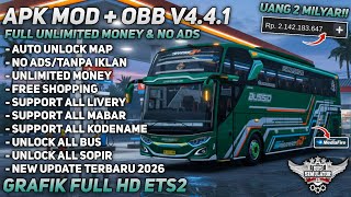 UPDATE BUSSID 4.4.1!! APK + OBB BUSSID V4.4.1 UNLIMITED MONEY TERBARU 2026 | WORK SEMUA APK screenshot 2