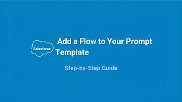 Salesforce: Add a Flow to Your Prompt Template | Step-by-Step Tutorial (AuraOfCode)