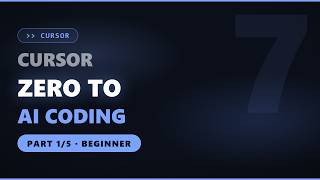 Cursor Masterclass Part 1: From Zero to First AI Edit (Beginner)