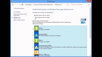 Set Up Parental Controls with the Family Safety Settings in Windows 8