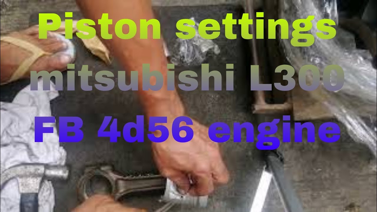 L300 engine rebuild Change new piston, piston ring, connecting rod,Conrad bearing, main bearing