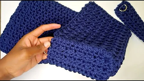 A must try crochet crossbody bag....easy, beautiful and neat crochet bag