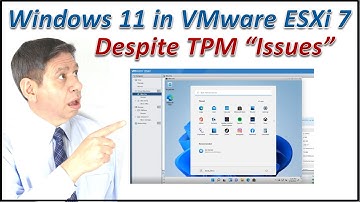 Creating a Windows-11 Virtual Machine on ESXi