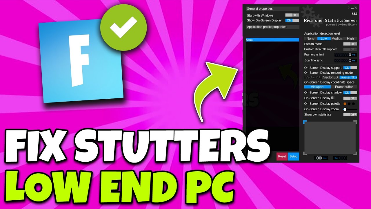 How to Fix Stutters & Boost FPS In Fortnite Season 4 – Fix FPS Drops on Low End PC