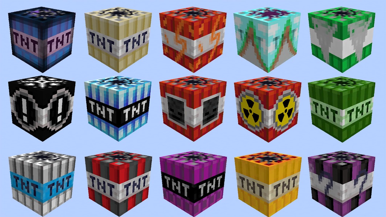 211 Minecraft TNT Tested To See Which Is The Strongest