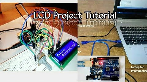 Cara menyalakan LCD | Arduino