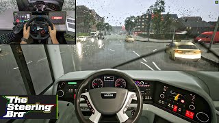 Fernbus Simulator - MAN Lions Coach "4K" | G29 Steering Wheel & Gear Shifter Gameplay