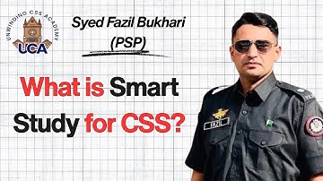 CSS 2026 Smart Study | Tips by Syed Fazil Bukhari(PSP) #css2026 #csspreparation #css #pms #pcs