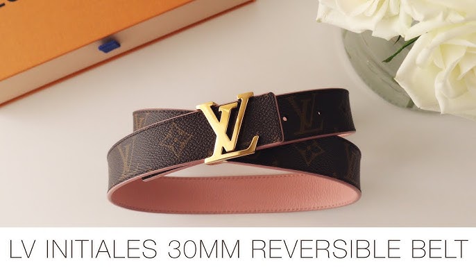 Louis Vuitton, Accessories, Mens Louis Vuitton Lv Initiales 4mm Size 10  Cm Reversible Belt