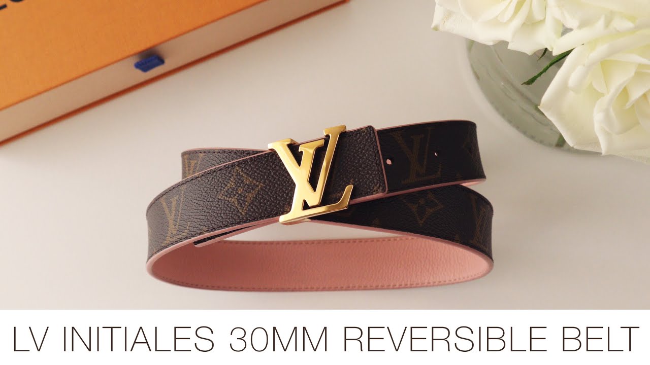 lv iconic 30mm reversible belt