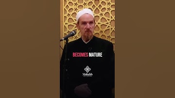 Nafs is like a baby - Shaykh Yahya Rhodus