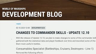 New Commander Changes - Dev Blog Highlight