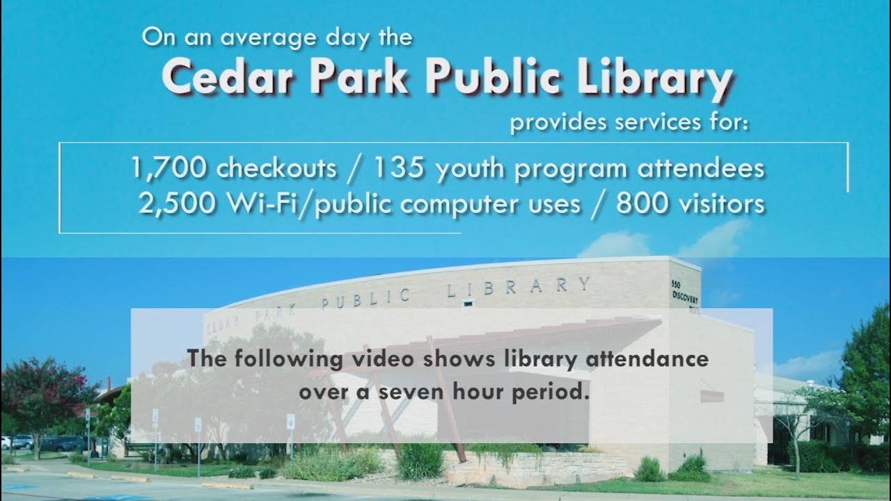 Cedar Park Library A Full Day In Under 2 Minutes YouTube