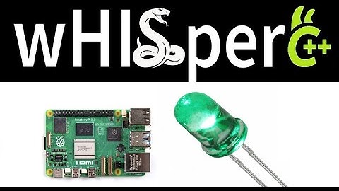 OpenAI Whisper C++ Raspberry Pi 5 Voice Assistant