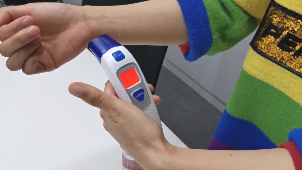 Forehead thermometer YouTube