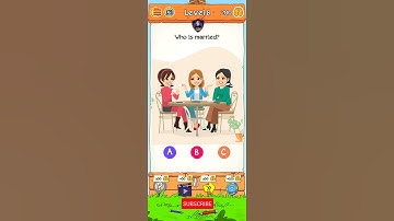 Braindom 2 Level 8 Who is married?