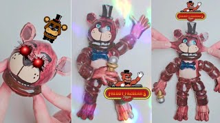 Freddy Fazbear Squishy from FNAF ! DIY with Nano Tape 🐻🎤🍕 프레디 파즈베어 말랑이