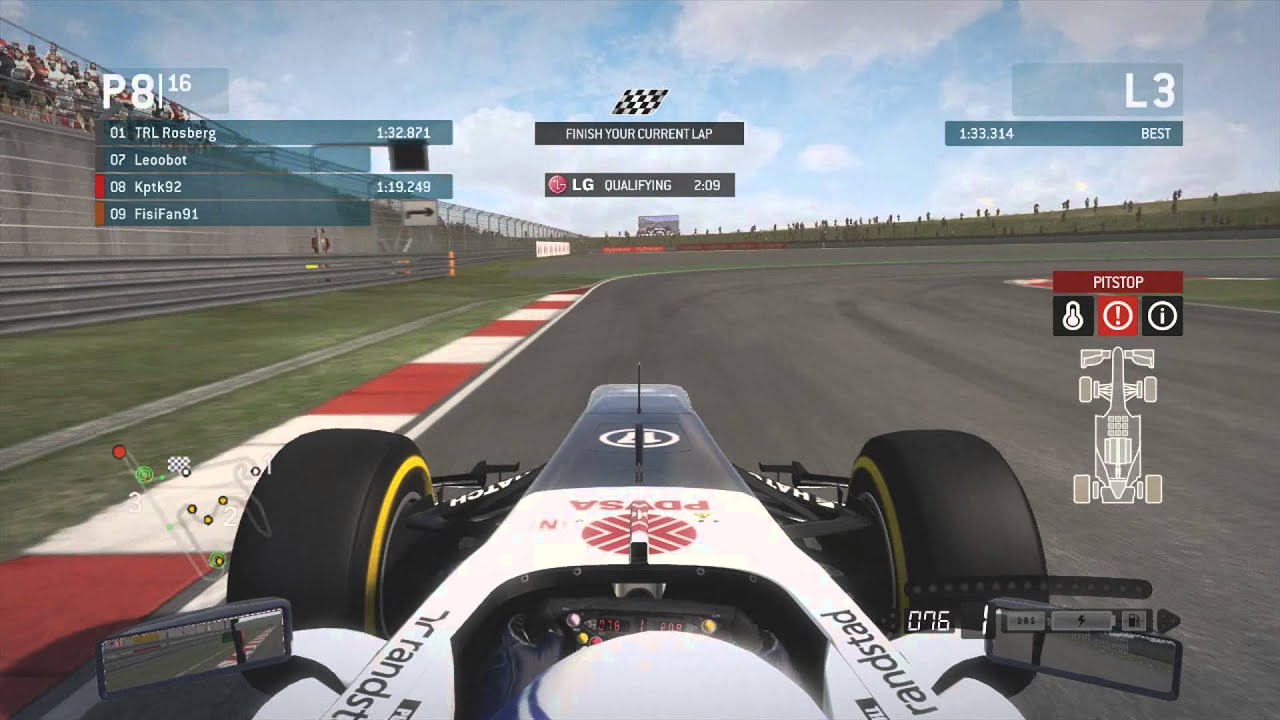 F1 2013 | AOR S8 China Qualifying Lap and Setup