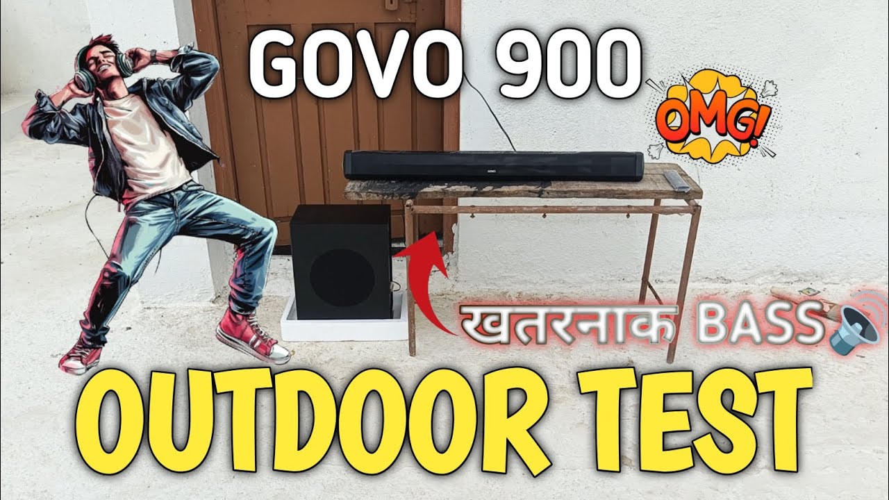 🔊 Govo Gosurround 900 Outdoor Sound Test | Powerful Bass & Surround Experience | 🤯