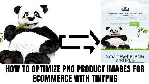 How to optimize PNG product images for E-commerce with TinyPNG