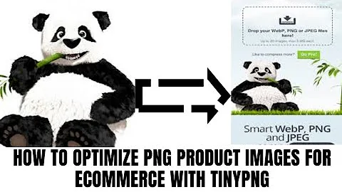How to optimize PNG product images for E-commerce with TinyPNG