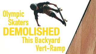 Olympic Skaters Takeover Backyard Vert-Ramp - Skatesafari Festival 2024 Xplrmvmnt Archives