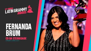 Fernanda Brum - Entrega do Grammy Latino do CD Da Eternidade