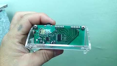 Декодер кода морзе на CY8C27443