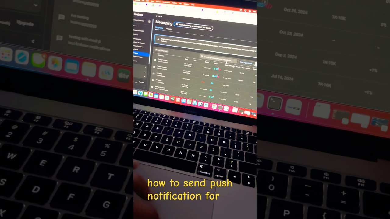 Send PUSH Notifications Like a Pro with Firebase!