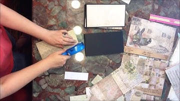 Mini Album Binding Simplified Process Video Part 12