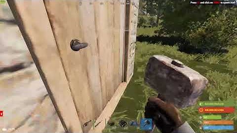 Rust Secert Loot Room Exploit (Wall Phasing) 2018