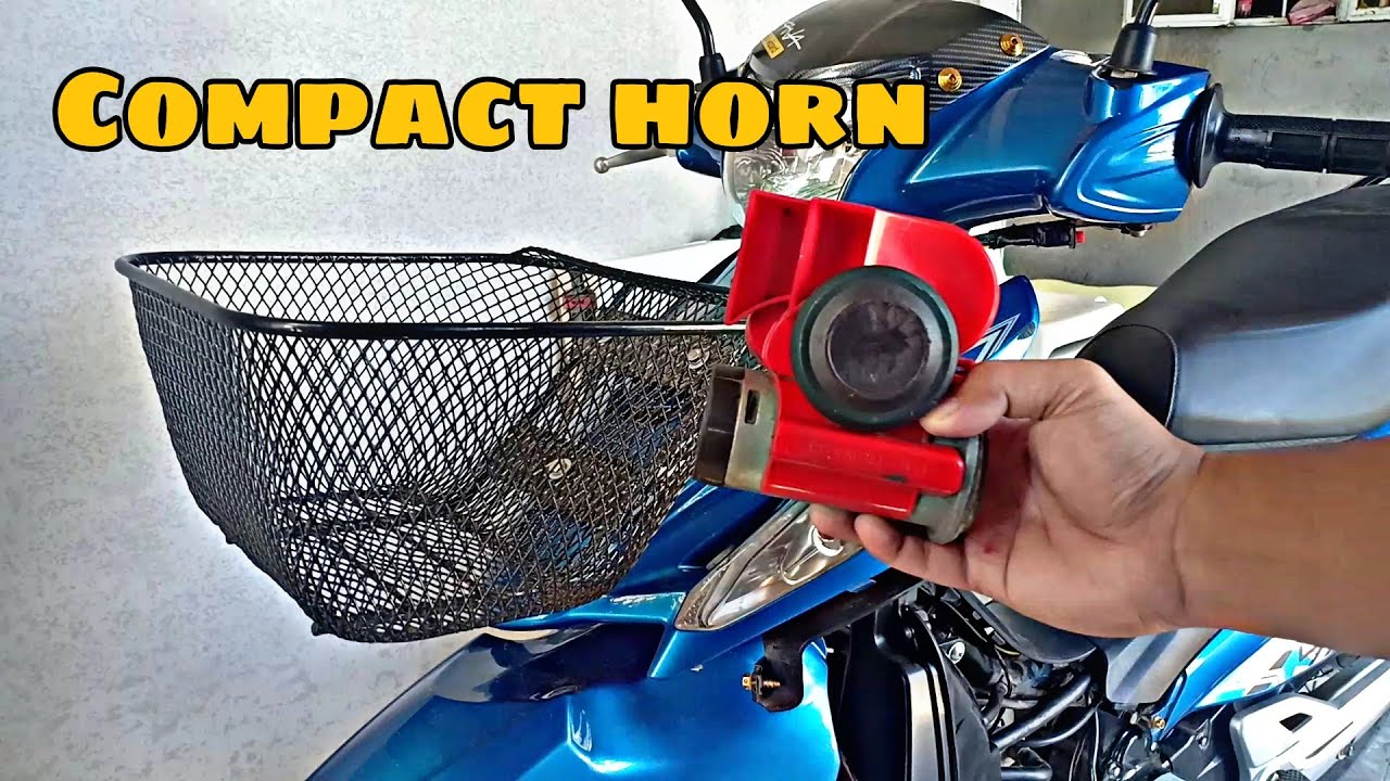 installing compact horn | Suzuki Smash115