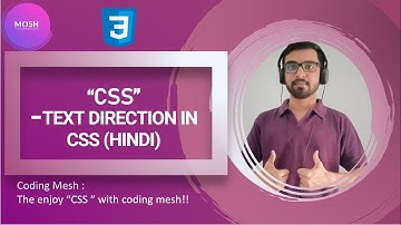 Text Direction in CSS (Hindi) | How to change text direction ? | CSS Tutorials | Coding Mesh |