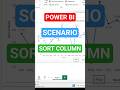 Scenario to sort on the basis of a column | Master Power BI Interview Questions with ease