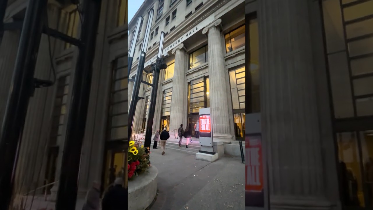 Went around and pass by the Calgary theatre concert hall 