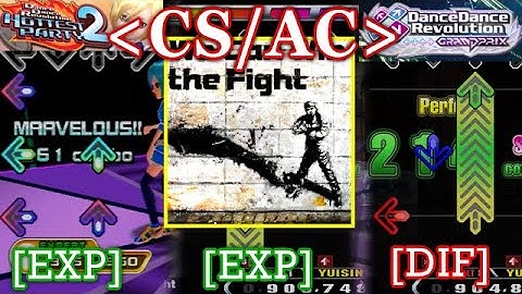 【DDR CS / AC】 We Can Win The Fight [EXP.DIF] 譜面比較 Comparison