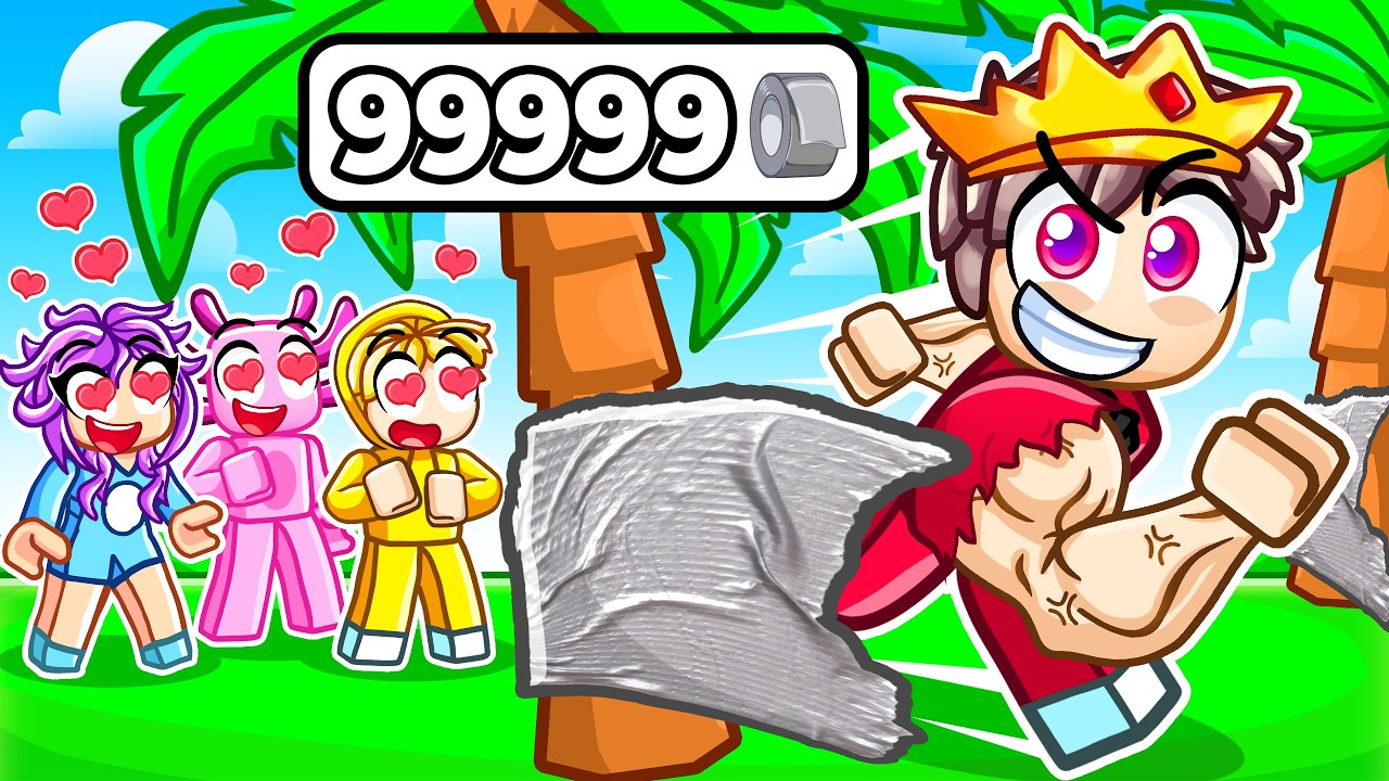 I SMASHED MAX LEVEL TAPE To RIZZ GIRLS in Roblox Smash Tape Simulator..