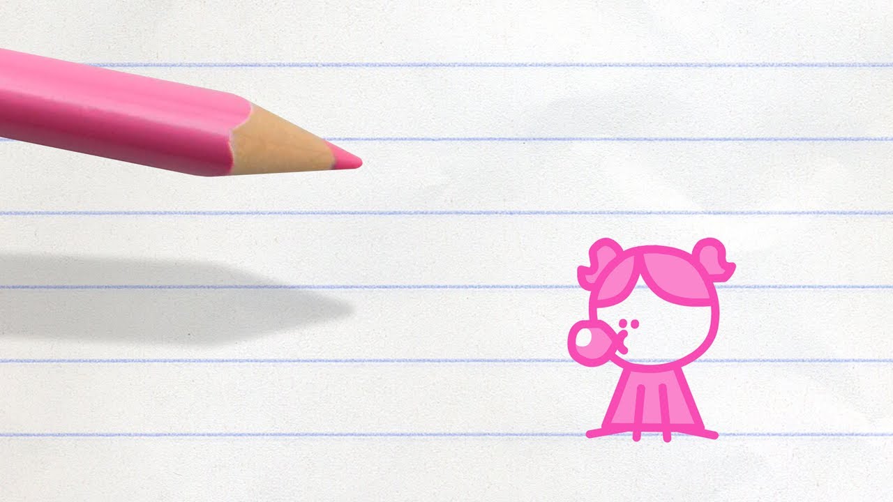 cartoons shows Bubblegum Grump | Pencilmation Cartoon #32