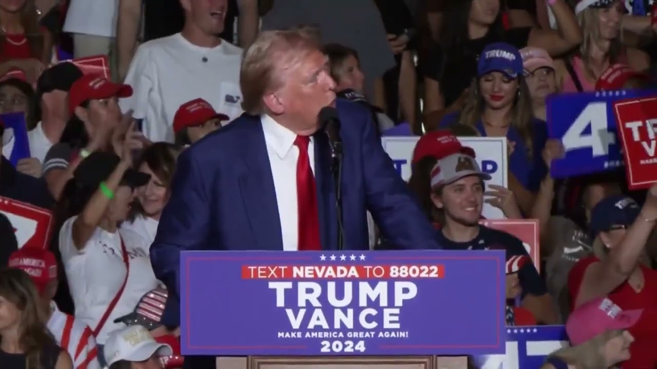 WATCH: Nelk Boys @KyleForgeard and @Saliimthedream join President Trump at his rally in Las Vegas