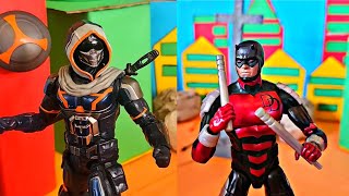 Daredevil vs Taskmaster Stopmotion Animation #daredevil #marvellegends #marvel #stopmotion #comics 