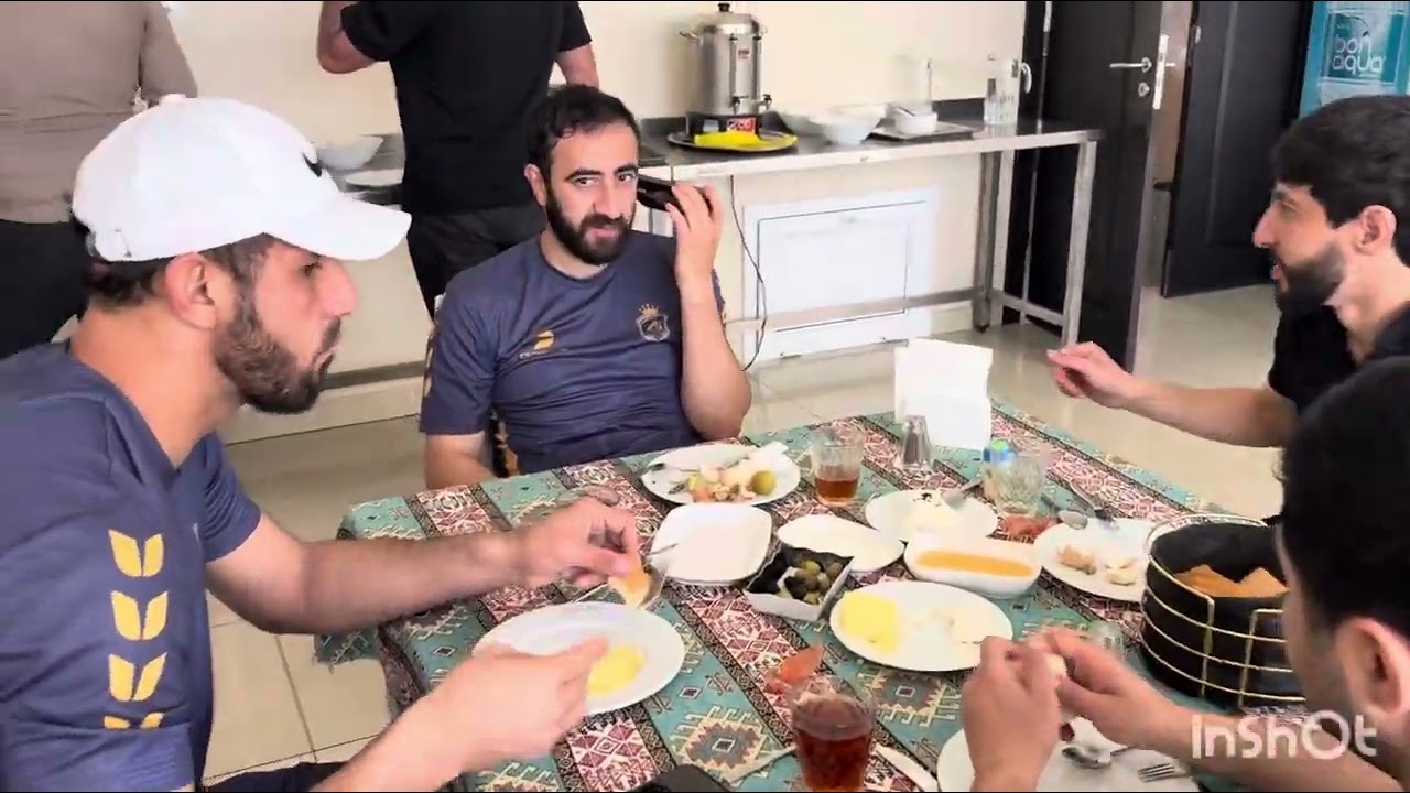 Eating with football players | Where do I work? | My football ⚽️ team's game