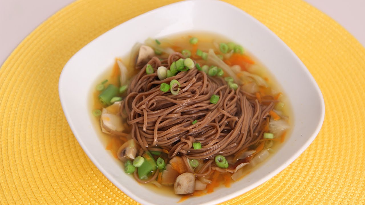 Quick Soba Noodle Soup Recipe - Laura Vitale - Laura in the Kitchen Episode 519