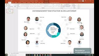 Our Management Team Structure In Circular Format