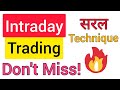 पूरी जानकारी | INTRADAY TRADING STRATEGY | INTRADAY TRADING SECRET TECHNIQUE WITH MOVING AVERAGES