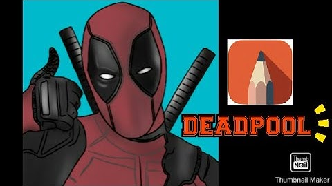Drawing Deadpool || Autodesk sketchbook